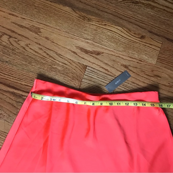 J. Crew Bright Orange Gwen Mini Skirt NWT - Picture 3 of 6